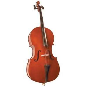  Cremona Premier Novice 1/4 Sized Cello Outfit w/ Bow & Bag 