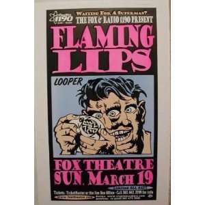   Lips Looper Fox Boulder Colorado Concert Poster