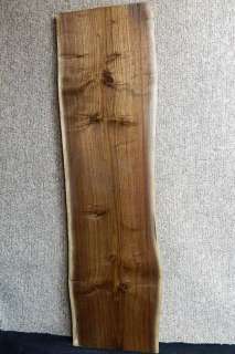 Rustic Black Walnut Figured Live Edge Knotty Craftwood Lumber Slab 840 
