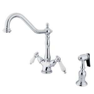  Elements of Design Heritage Deck Mount Kitchen Faucet with 