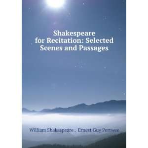   Scenes and Passages Ernest Guy Pertwee William Shakespeare  Books