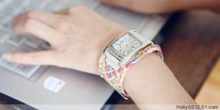 DONT MISS Lots 6Pcs Fashion Lady Bracelets Watches  