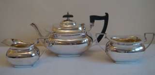 Silver Tea set large & heavy Sheffield 1941 Walker Hall  