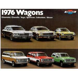  1976 Chevrolet Chevy Station Wagon Malibu Caprice Impala Sales 