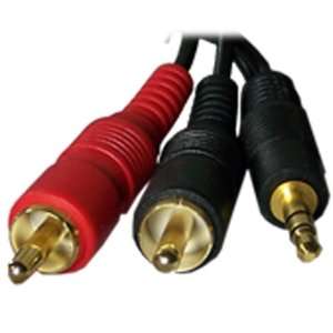  1/8 Stereo to Dual RCA Cable 50 Ft Long Electronics