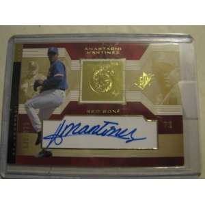  2002 SPX Anastacio Martinez Red Sox Autograph Serial #d 