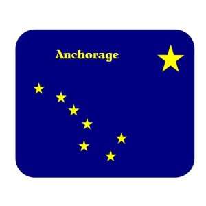  US State Flag   Anchorage, Alaska (AK) Mouse Pad 
