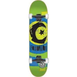   Star/Moon Party Complete   8.5 Green w/Black Trucks
