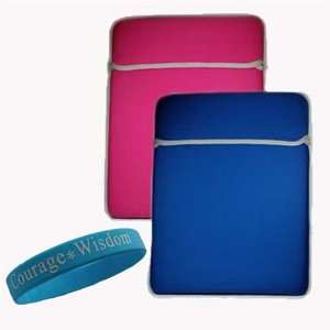  Blue Pink 10 Inche Reversable 2 Side Soft Sleeve for 