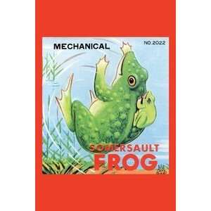  Mechanical Somersault Frog   Paper Poster (18.75 x 28.5 