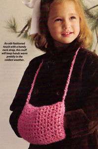 HANDY Little Miss Muffet Muff/Crochet Pattern  