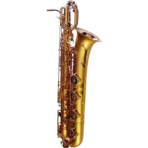  Oleg Maestro Series Baritone Saxophone (Vintage Matte Gold 