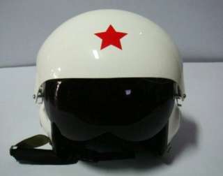 Chinese Air Force Military Jet Pilot Open Face Helmet Black  
