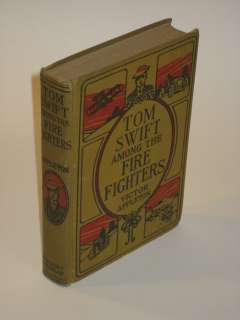 Appleton TOM SWIFT AMONG FIRE FIGHTERS Grosset & Dunlap  