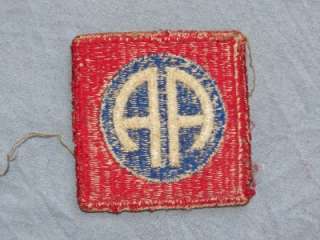 PATCH WWII US ARMY 82ND AIRBORNE INFANTRY DIVISION AS REMOVED CUTEDGE 