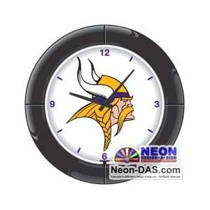  Minnesota Vikings Neon Clock