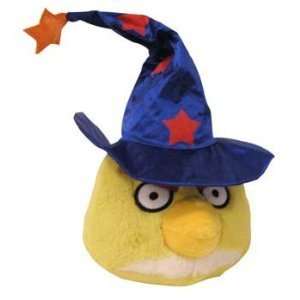  Angry Birds Yellow Plush with Wizard Hat   5 Inch Toys 