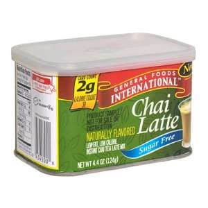 General Foods International Coffee, Sugar Free Chai Latte Drink Mix (4 