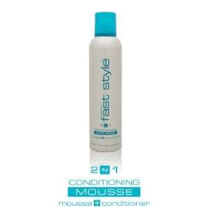 Samy Fast Style 2 In 1 Conditioning Mousse (Mousse + Conditioner) 7 oz 