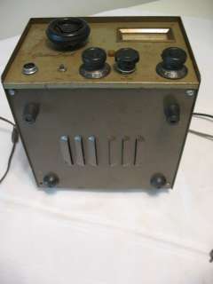 beautiful vintage golden eagle tubed ham radio receiver and 