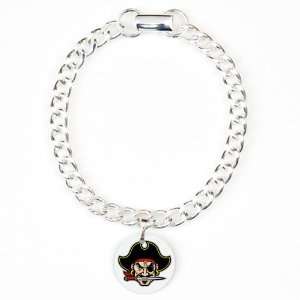  Charm Bracelet Pirate Head with Knife Artsmith Inc 