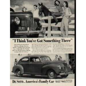  I Think Youve Got Something There  1940 DeSoto Ad 