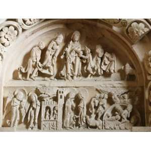  Narthex Tympanum, Vezelay Basilica, Vezelay, Yonne 