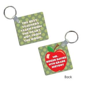  Personalized Apple Keychain For Teacher 
