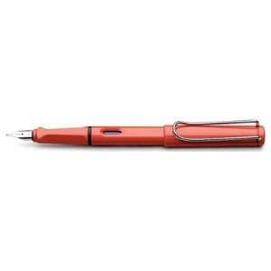  Lamy Safari Fountain Pen, Red Medium Nib (L16M) Office 