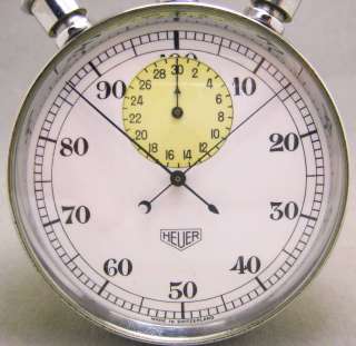 Vintage SWISS HEUER 15 Jewels Manual Stopwatch(Split seconds)  