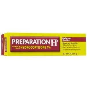Preparation H Anti Itch Cream with Hydrocortisone 0.9 oz (Quantity of 