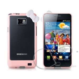  Bow Series Samsung Galaxy S2 Bumper Cases i9100   Pink 