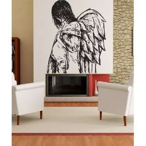   Decal Sticker Angels and Demons Drawing Item#733B 
