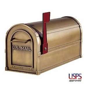  4850B BRS Brass Antique Rural Mailboxes