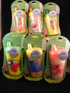 Sesame Street Insulated Spill Proof Valve Sippy Cups 9m  