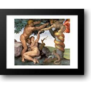 Sistine Chapel Ceiling (1508 12) The Fall of Man, 1510 28x22 Framed 