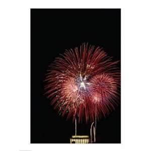 PVT/Superstock SAL2191171 Fireworks display at night with 