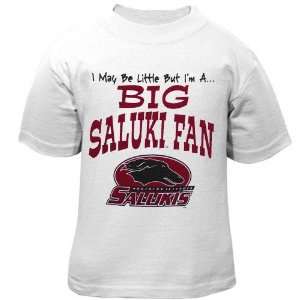  NCAA Southern Illinois Salukis Toddler White Big Fan T 