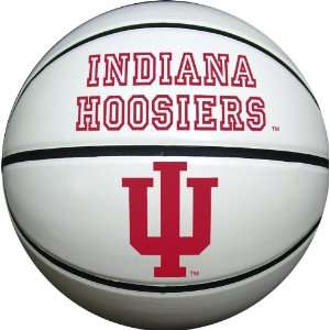  Indiana Hoosiers Official Size Synthetic Leather Autograph 