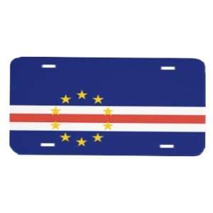  Cape Verde Cabo Verdean Flag Vanity Auto License Plate 