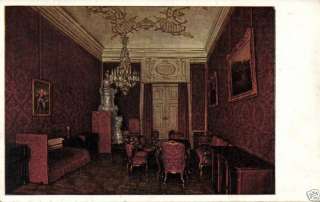 Austria postcard Vienna Hofburg emperor bedroom (93882)  