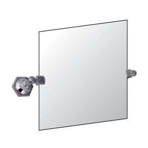   Brass Bathroom Accessories 24 Square Swivel Mirror 