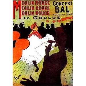  Moulin Rouge by T Lautrec. Size 20 inches width by 28 
