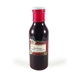 Raspberry Syrup and Sauce Sweeney Family Farms 12oz.  