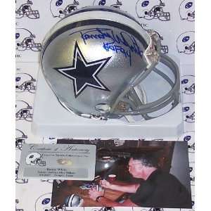 Randy White   Riddell   Autographed Mini Helmet w/HOF   Dallas Cowboys