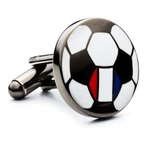  France Soccer Flag Cufflinks Jewelry