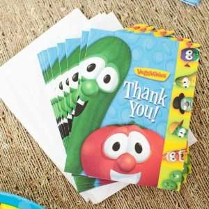  Veggie Tales Thank You Notes   Pkg of 8 (8074 4 