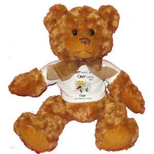   Cops ARE PERFECTLY SANE Plush Teddy Bear with WHITE T Shirt Toys