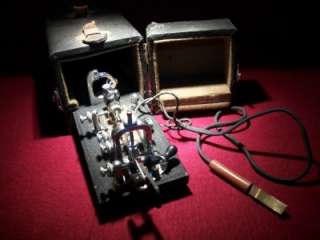 Vibroplex Original Telegraph Key with case Morse Code Great Shape 