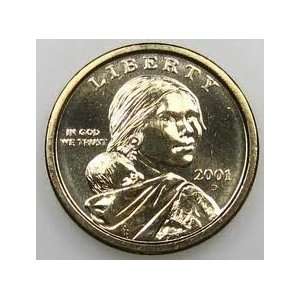  2001 P&D Uncirculated Sacagawea Dollars 